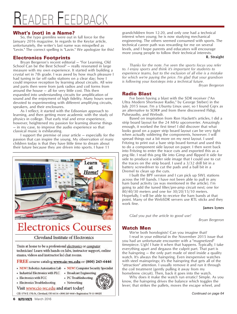 Nuts and Volts 2016-03